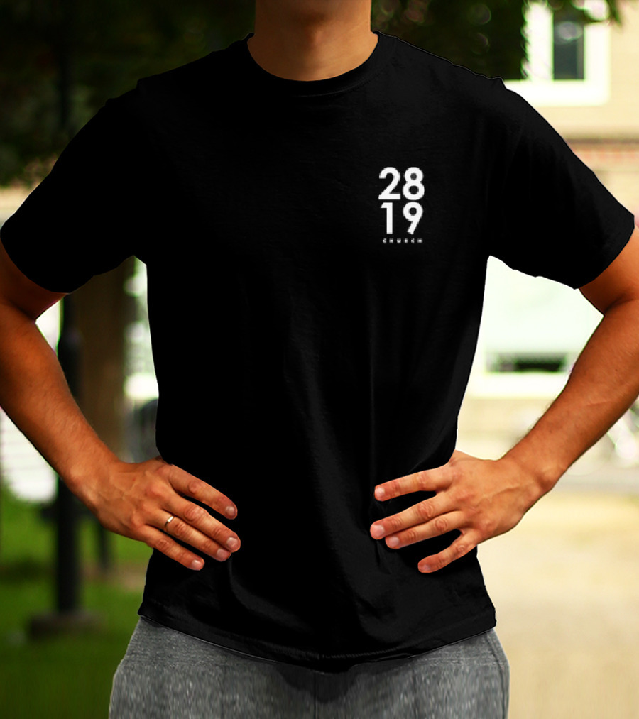 2819 Church Minimalist Text T-Shirt