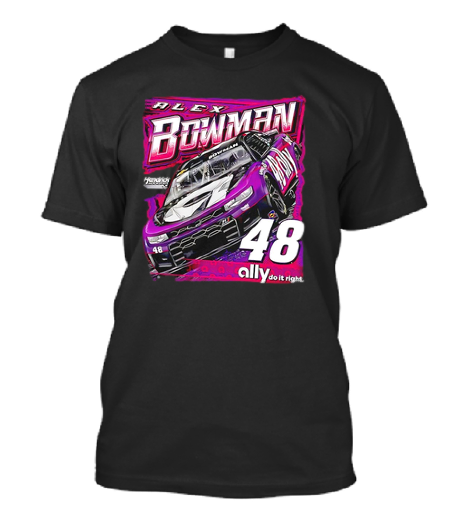 Alex Bowman 48 Chevrolet ZL1 Hendrick Motorsports Ally Racing T-Shirt