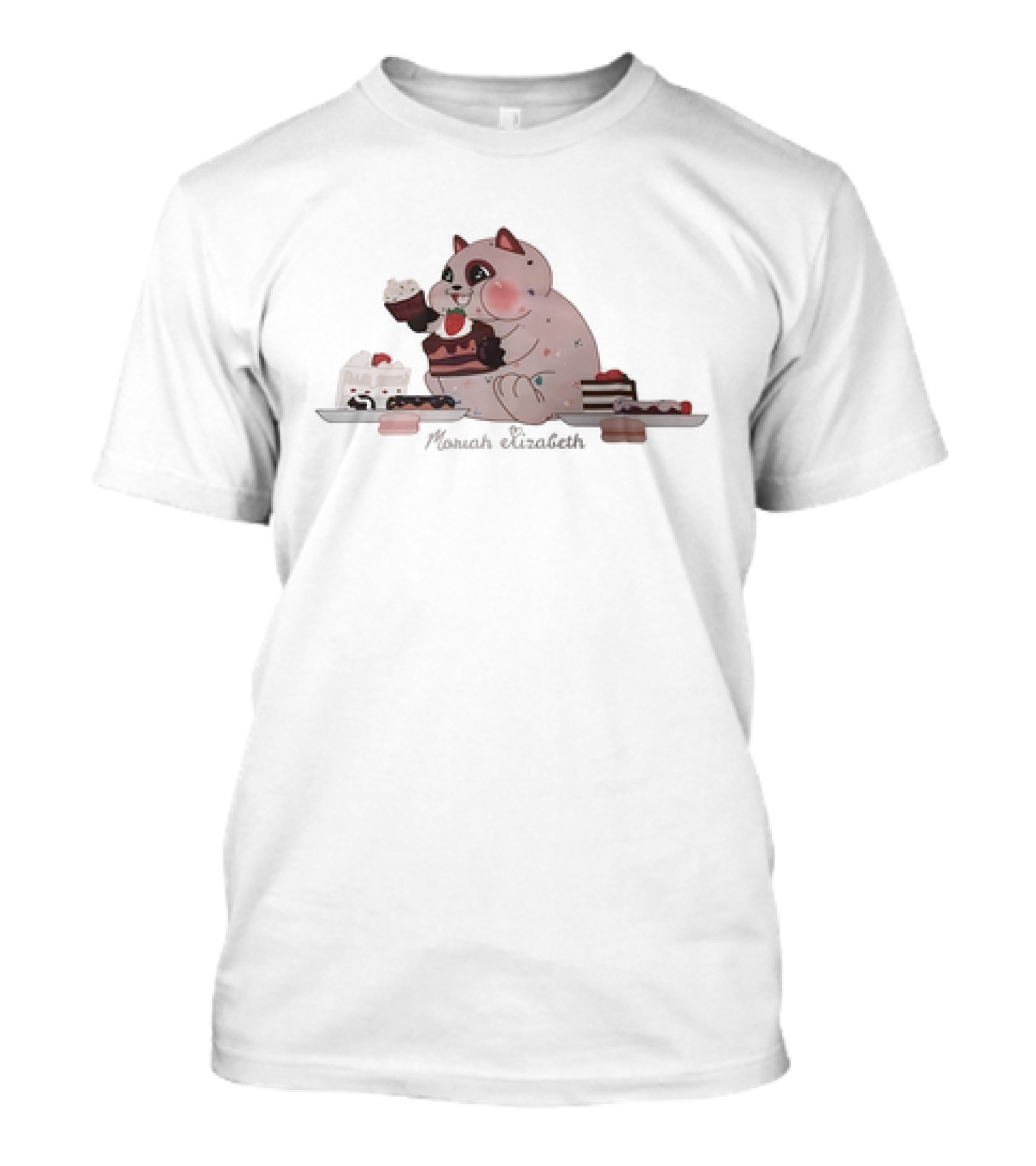 Moriah Elizabeth Cat Enjoying Cakes T-Shirt