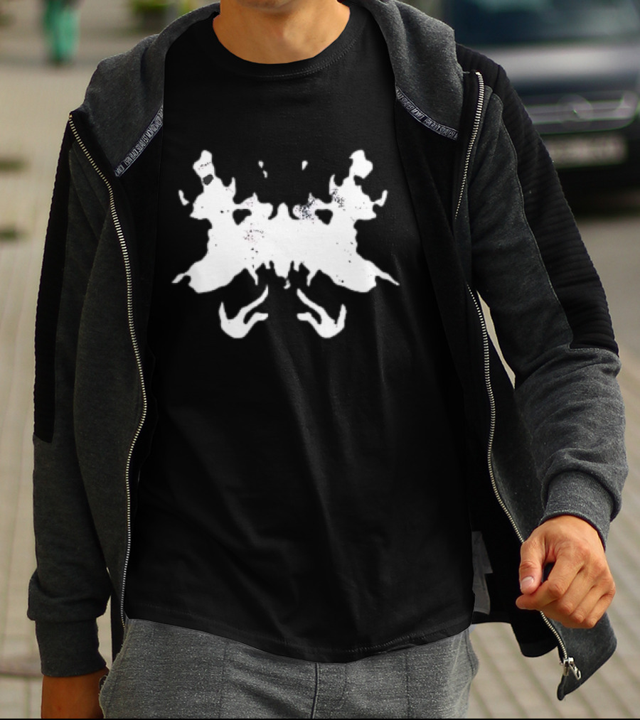 Angel Fish Rorschach Inkblot Symmetry T-Shirt