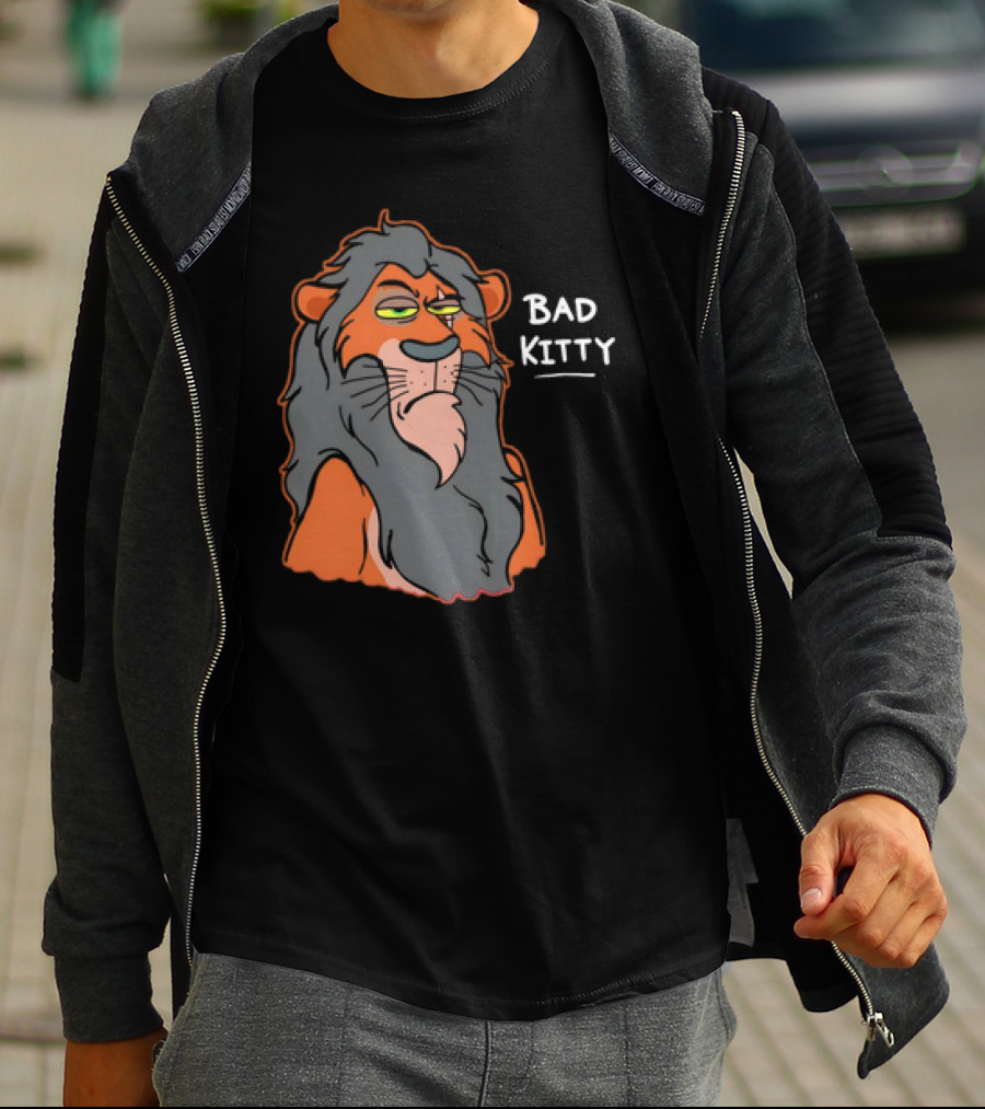 Scar Bad Kitty Lion Expression T-Shirt
