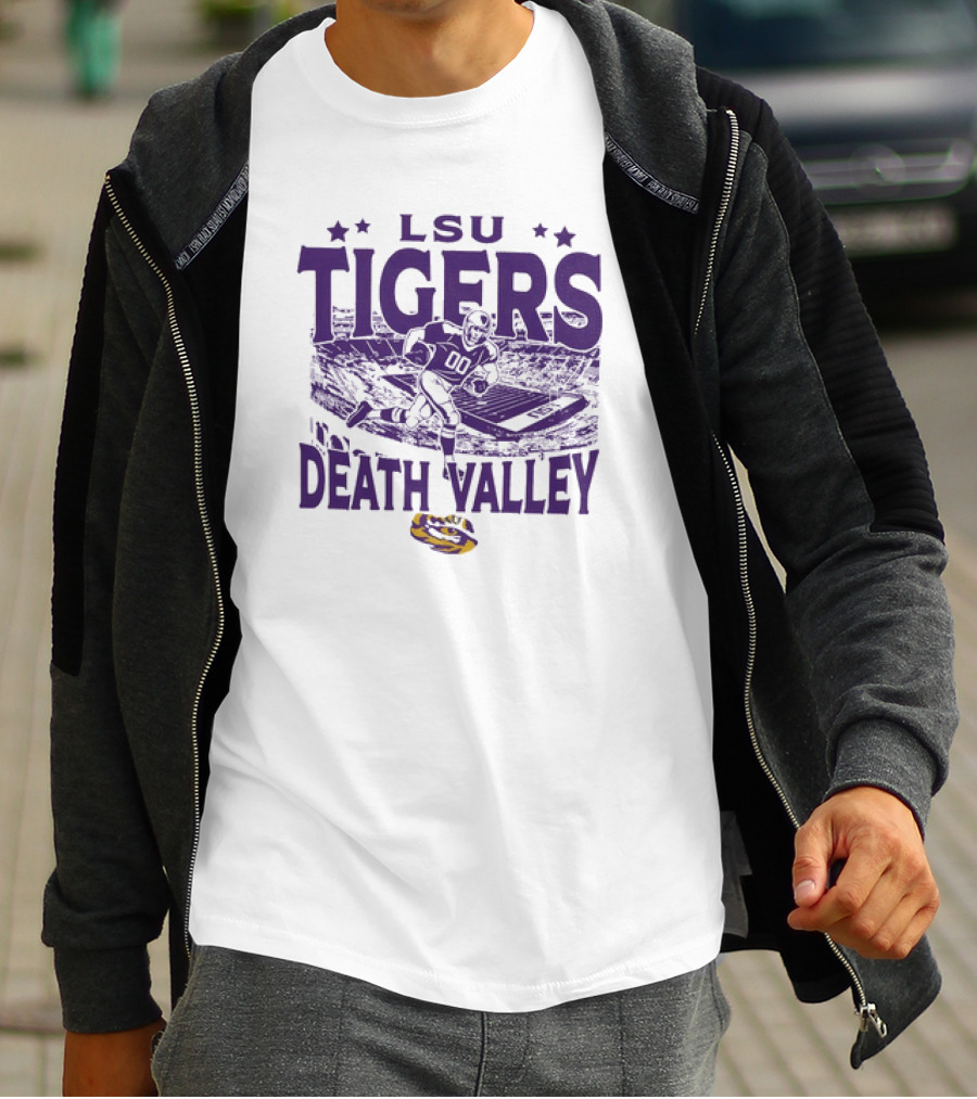 LSU Tigers Death Valley Football Stadium Player T-Shirt