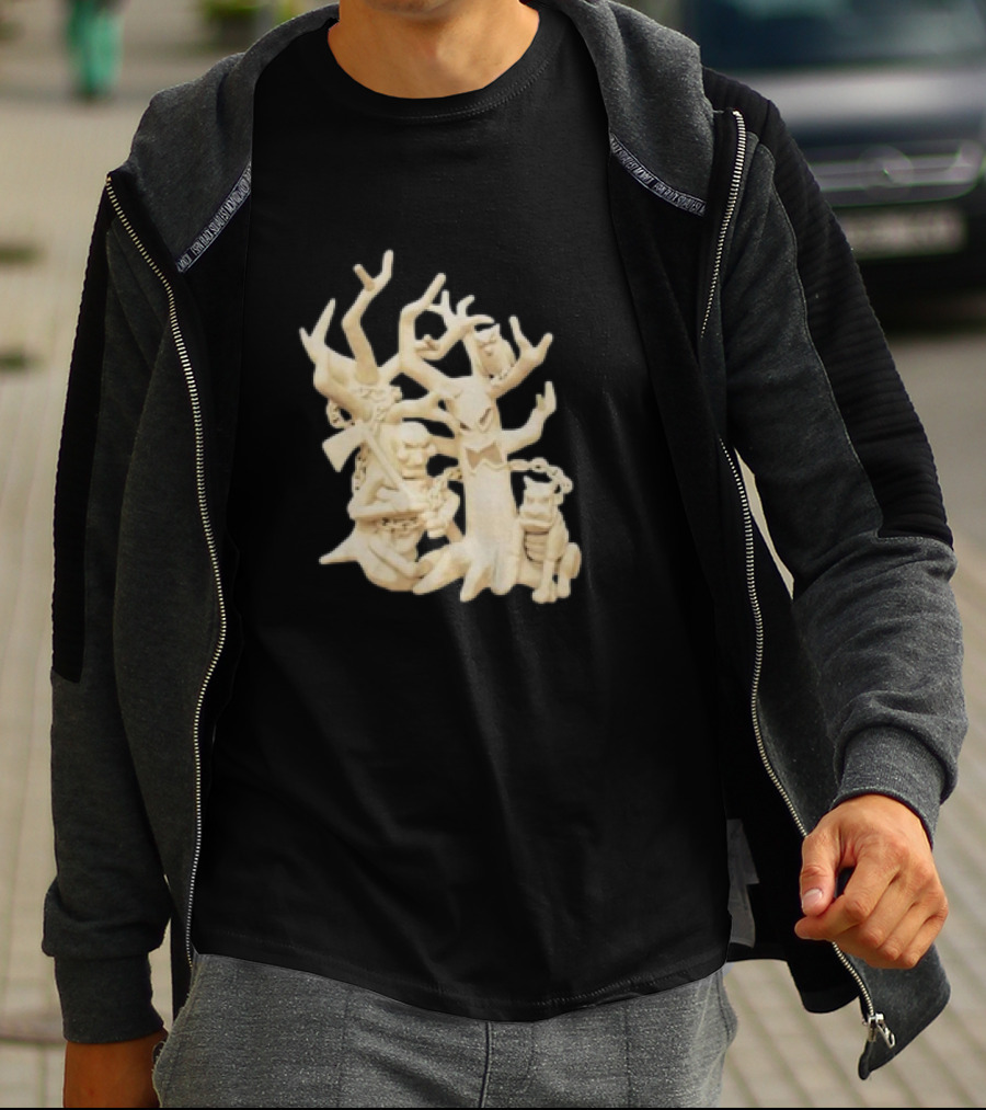 Spooky Woods Woodland Haunted Forest Creatures T-Shirt