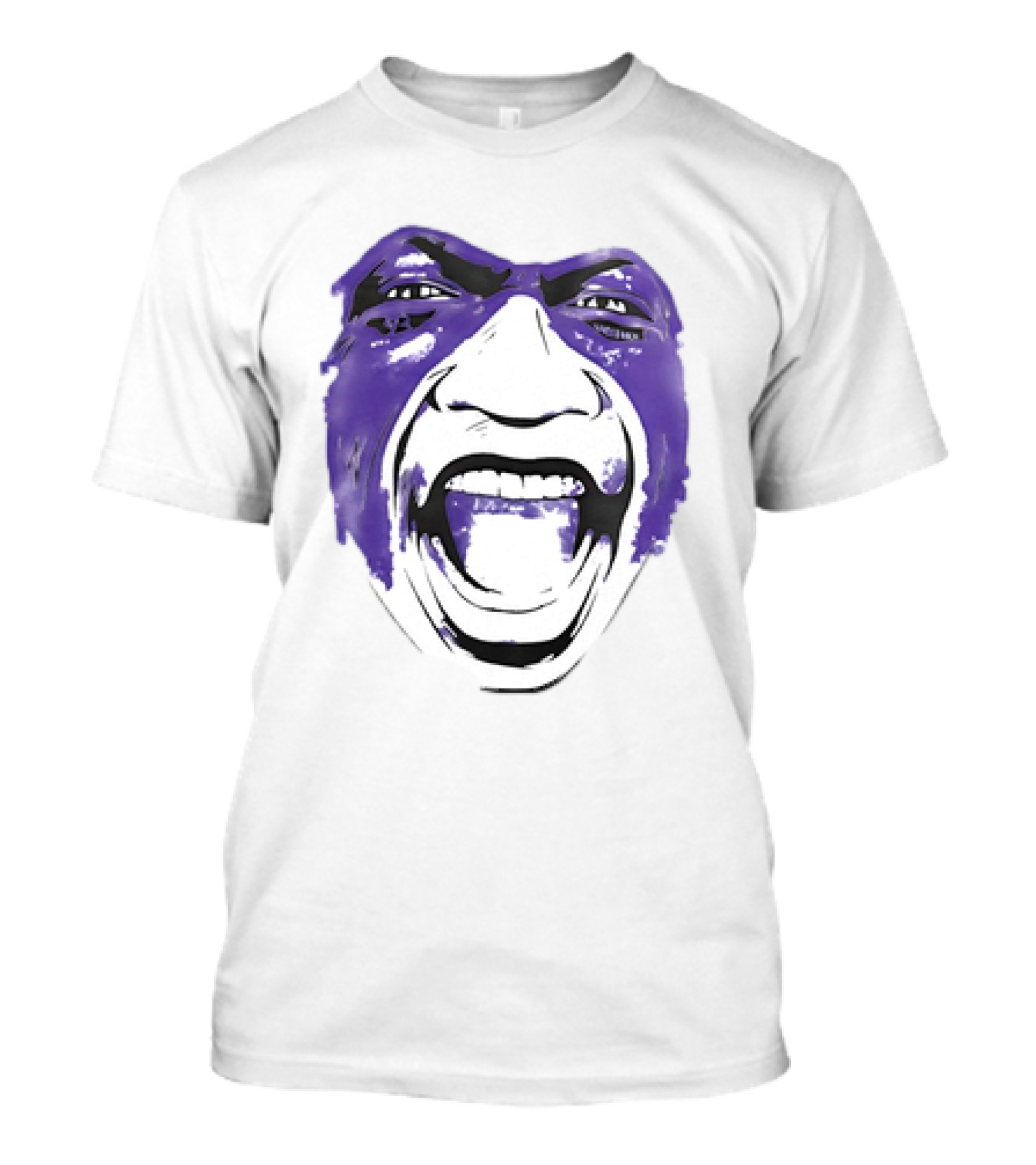 John Randle Minnesota Vikings Face Paint Scream T-Shirt