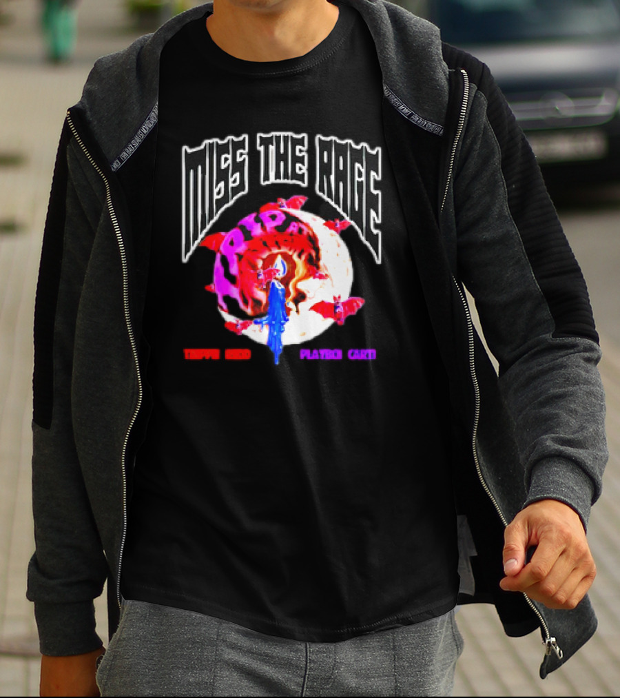 Miss The Rage Trip At Knight Trippie Redd Playboi Carti Lunar Bat Vision T-Shirt