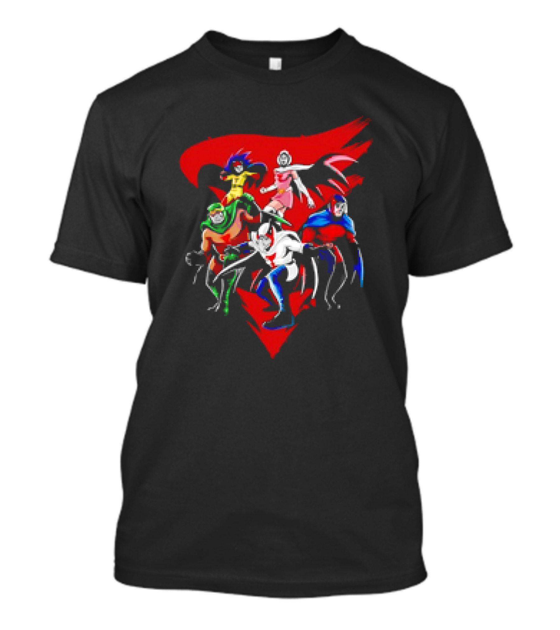 G-Force Zascanauta Battle Of The Planets Characters Dynamic Pose T-Shirt