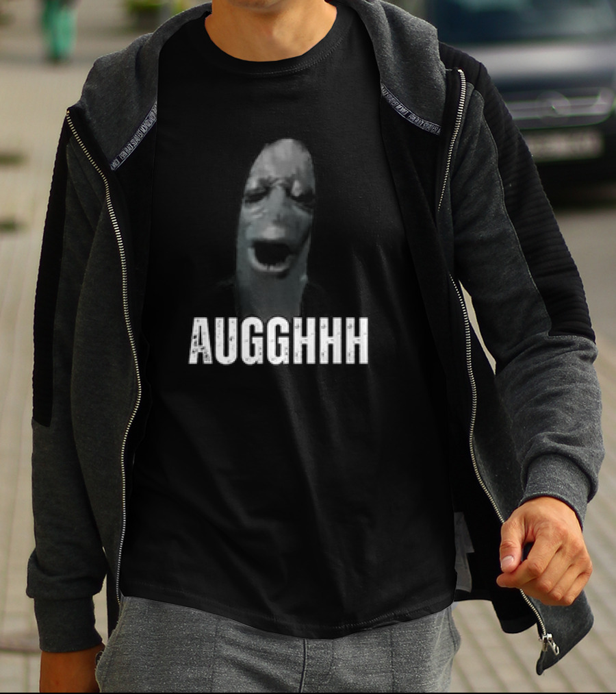 AUGGHHH Cursed Plankton Meme T-Shirt