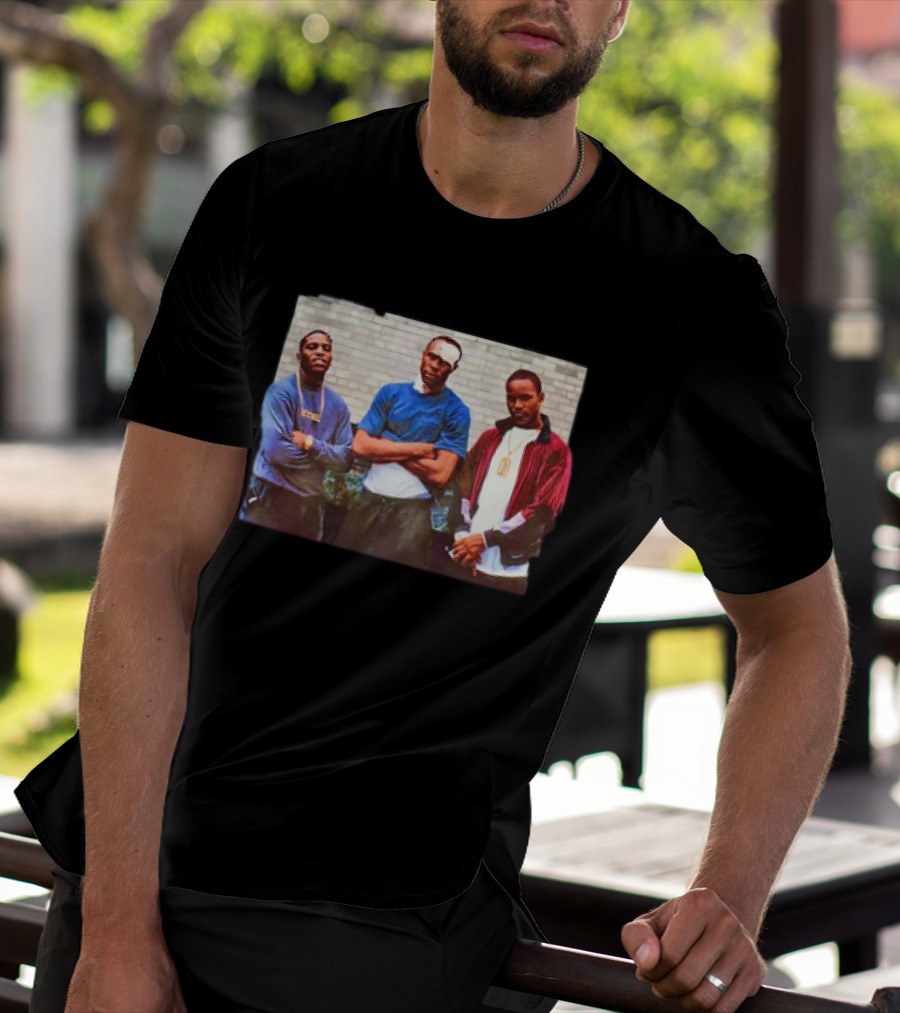 Paid In Full Movie Calvin Scene With Three Men In Streetwear Clothing T-Shirt