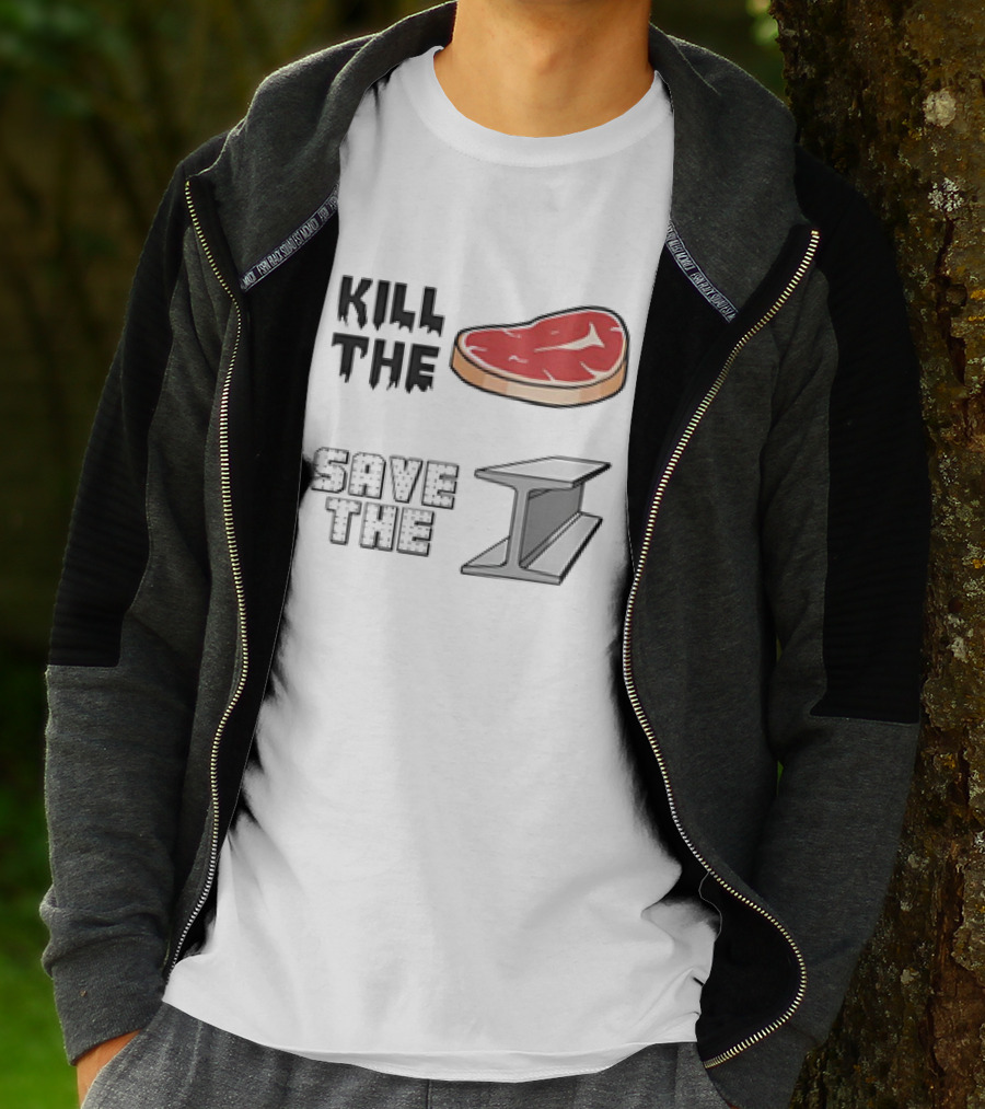 Kill The Meat Save The Metal T-Shirt