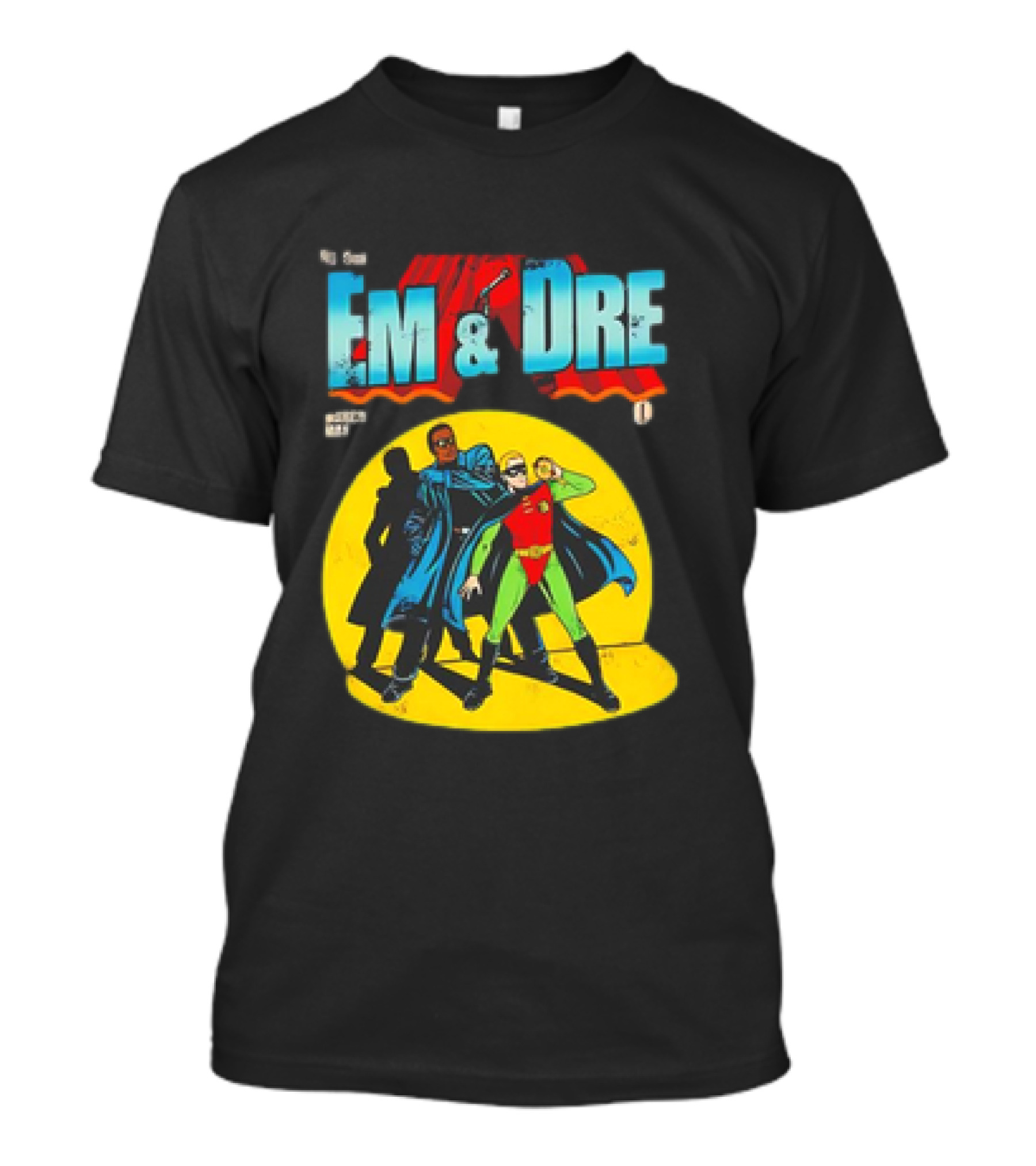 The Real Em And Dre Comic Superheroes Issue One T-Shirt