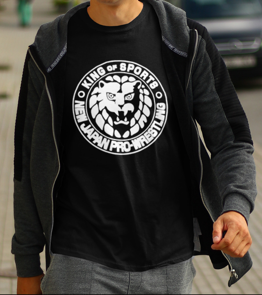 King Of Sports New Japan Pro Wrestling Lion T-Shirt