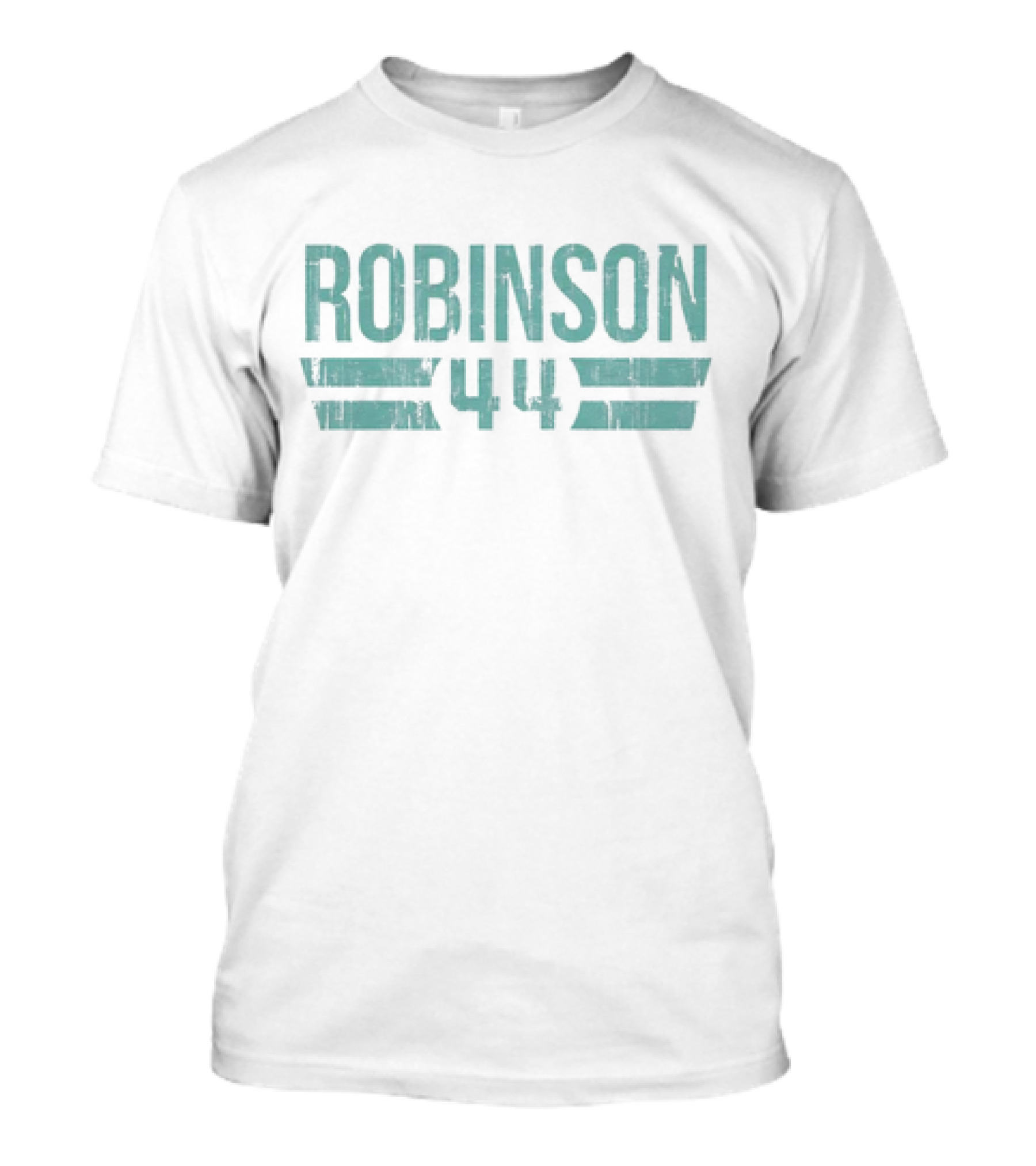 Robinson 44 Vintage Miami Dolphins NFL Football Font T-Shirt