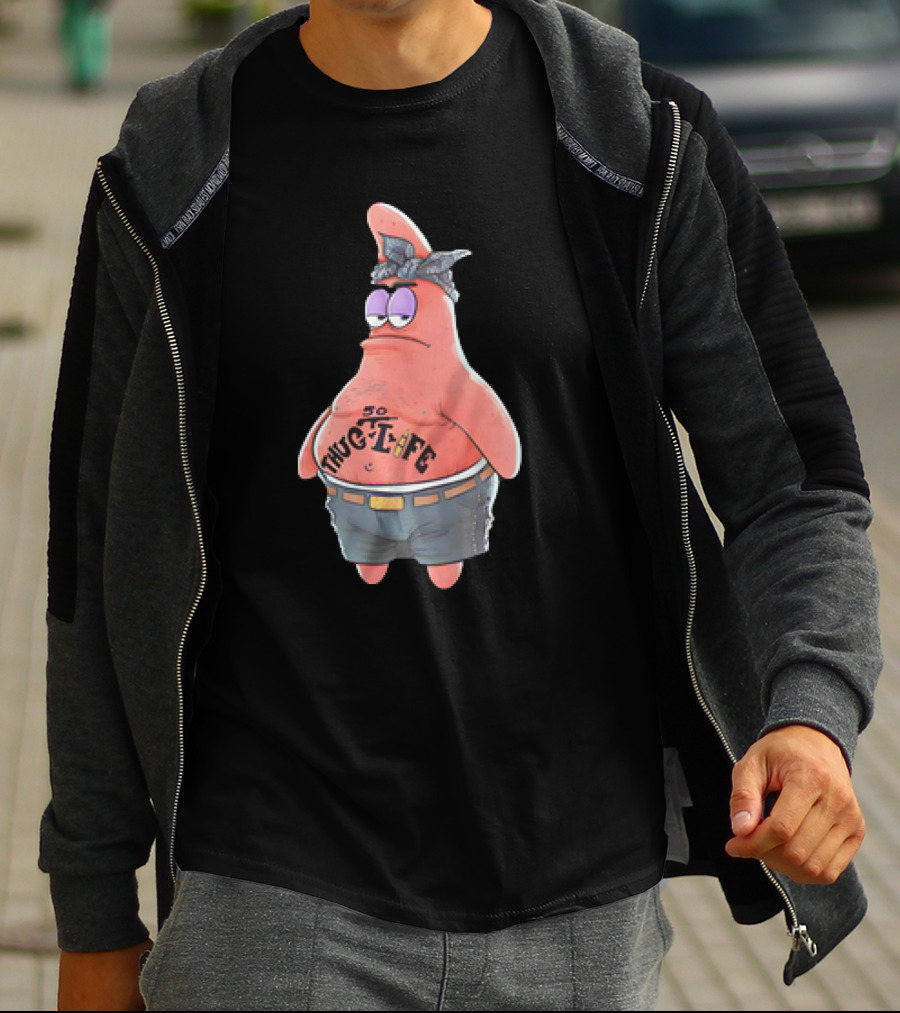 Patrick Star Thug Life So Gangster T-Shirt