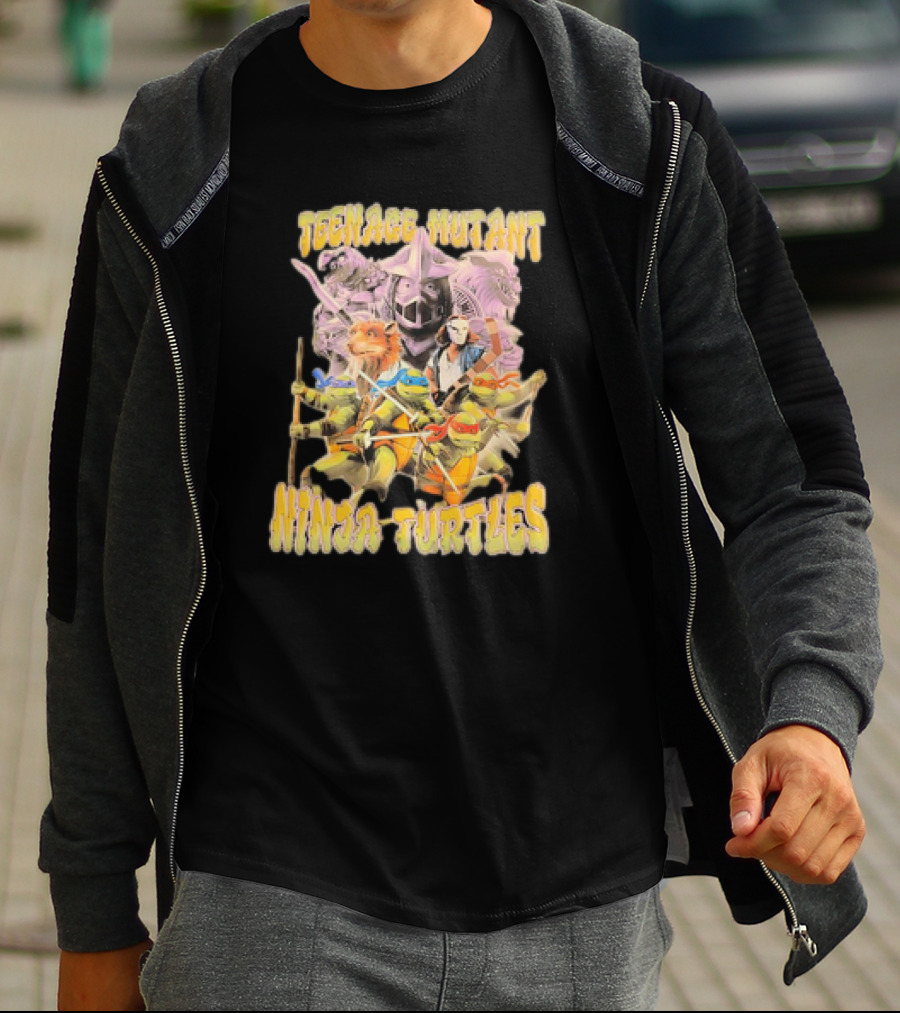 Teenage Mutant Ninja Turtles Vintage Heroic Group Adventure T-Shirt