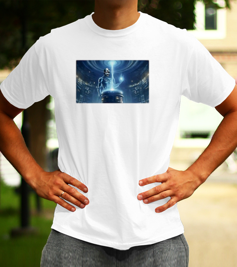 George Droyd Futuristic Reactor Energy Core Image T-Shirt