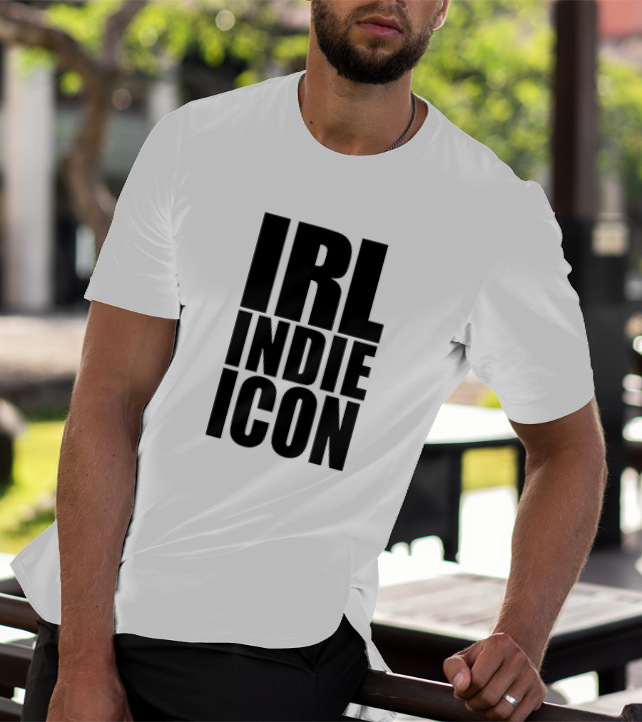 IRL Indie Icon Text Block T-Shirt
