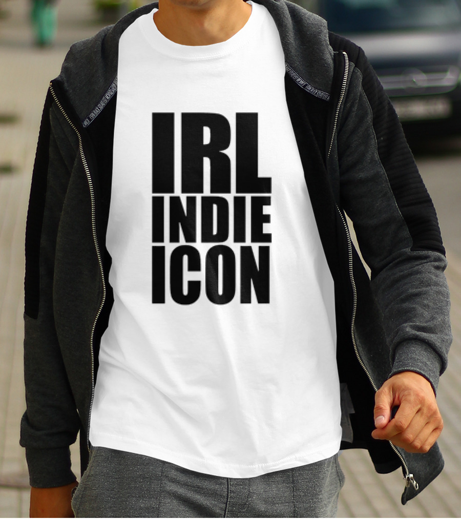 IRL Indie Icon Text Block T-Shirt