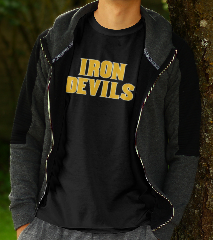 ASU Iron Devils Team Symbol Iconic Yellow T-Shirt