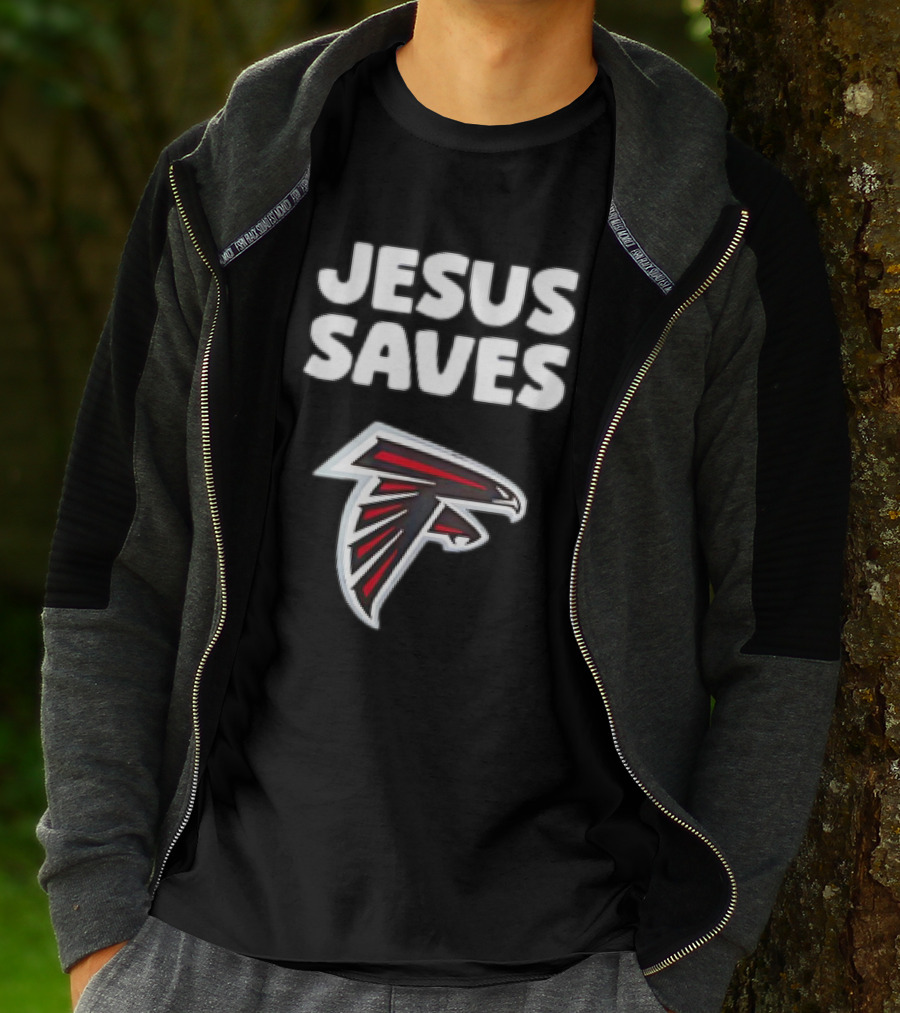 Atlanta Falcons Jesus Saves T-Shirt