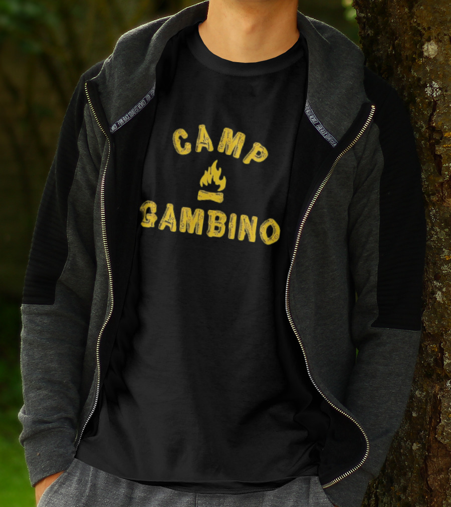 Camp Gambino Campfire Theme T-Shirt
