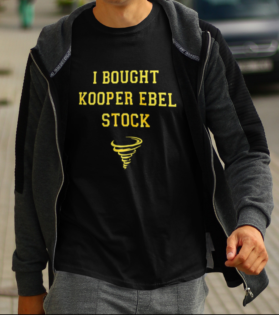 I Bought Kooper Ebel Stock Tornado Spiral T-Shirt