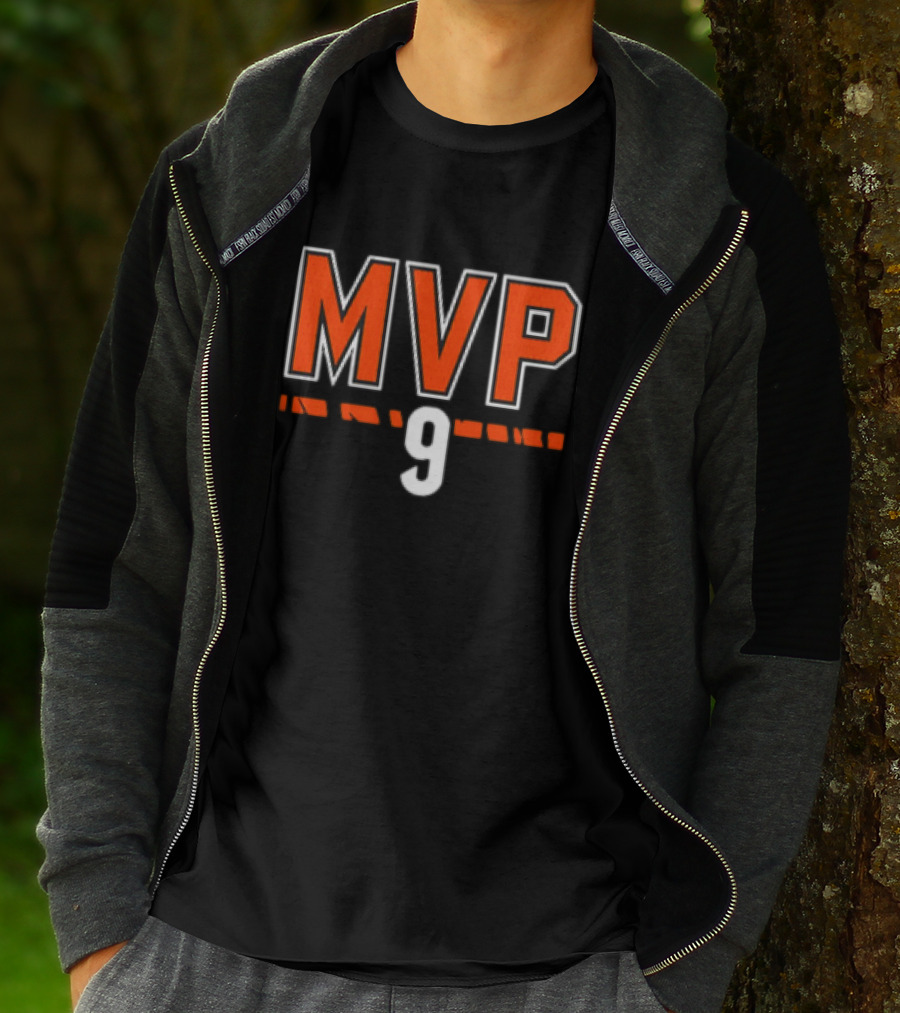 Joe Burrow MVP 9 Cincinnati Bengals NFL Football T-Shirt