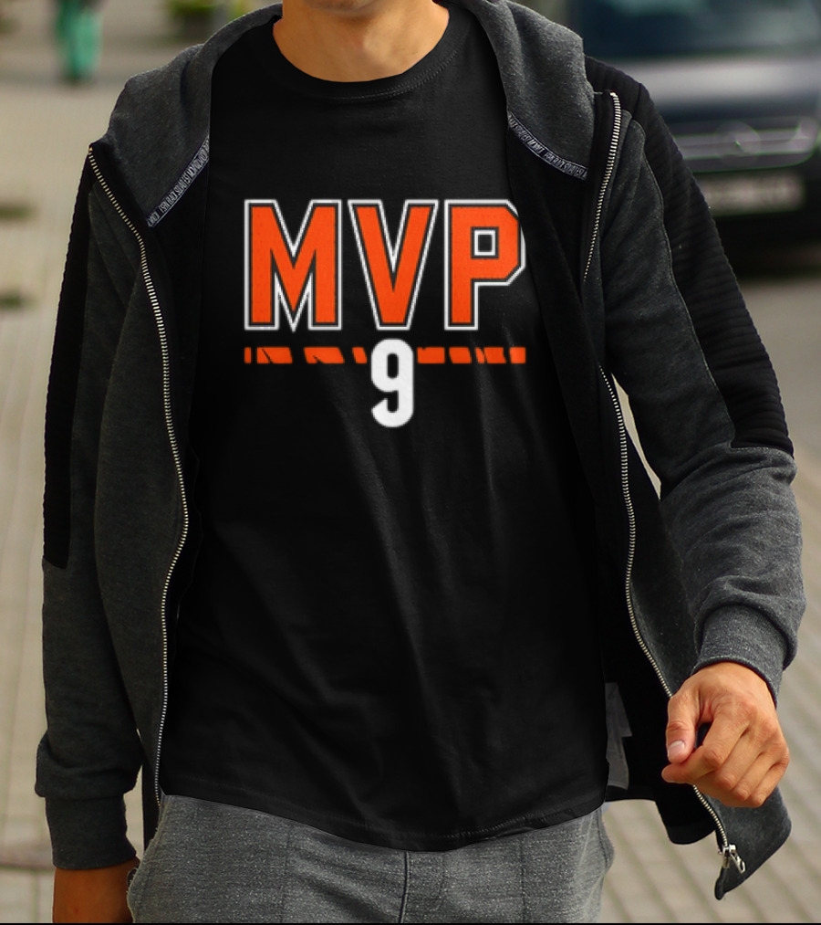 Joe Burrow MVP 9 Cincinnati Bengals NFL Football T-Shirt