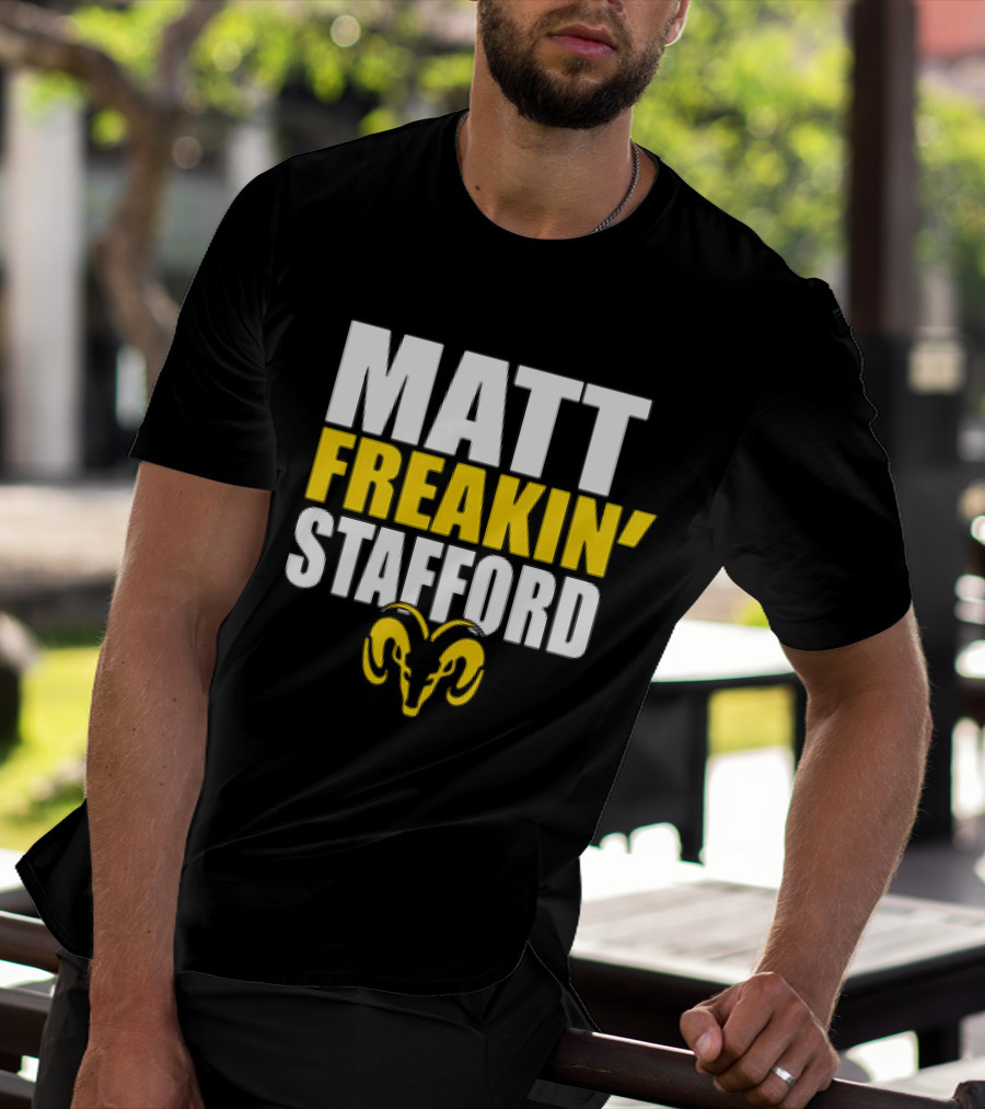 Los Angeles Rams Matt Freakin’ Stafford Iconic Ram T-Shirt