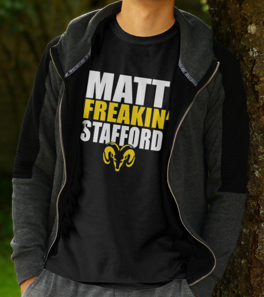 Los Angeles Rams Matt Freakin’ Stafford Iconic Ram T-Shirt