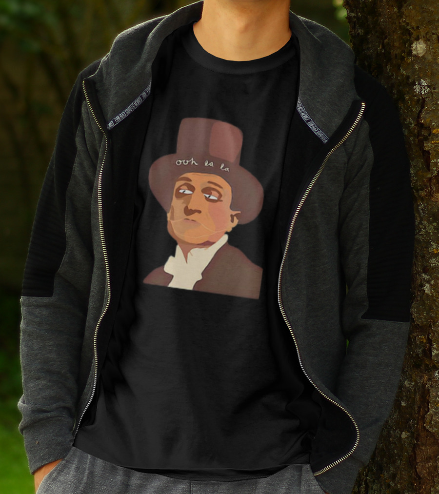 The Man Ooh La La Top Hat Gentleman Vintage Caricature Essential T-Shirt