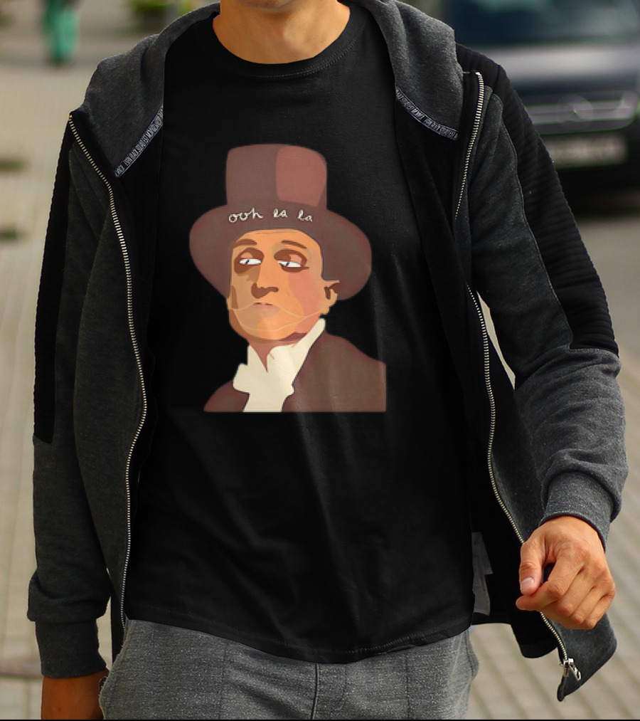 The Man Ooh La La Top Hat Gentleman Vintage Caricature Essential T-Shirt