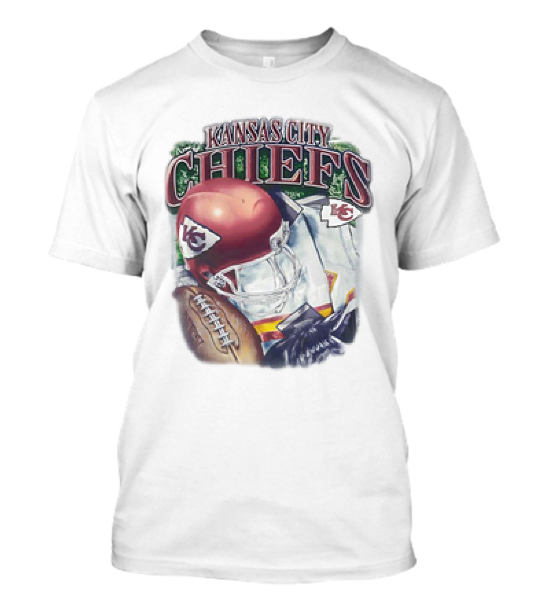 Kansas City Chiefs Helmet Football NFL KC Chiefs Est 1960 T-Shirt