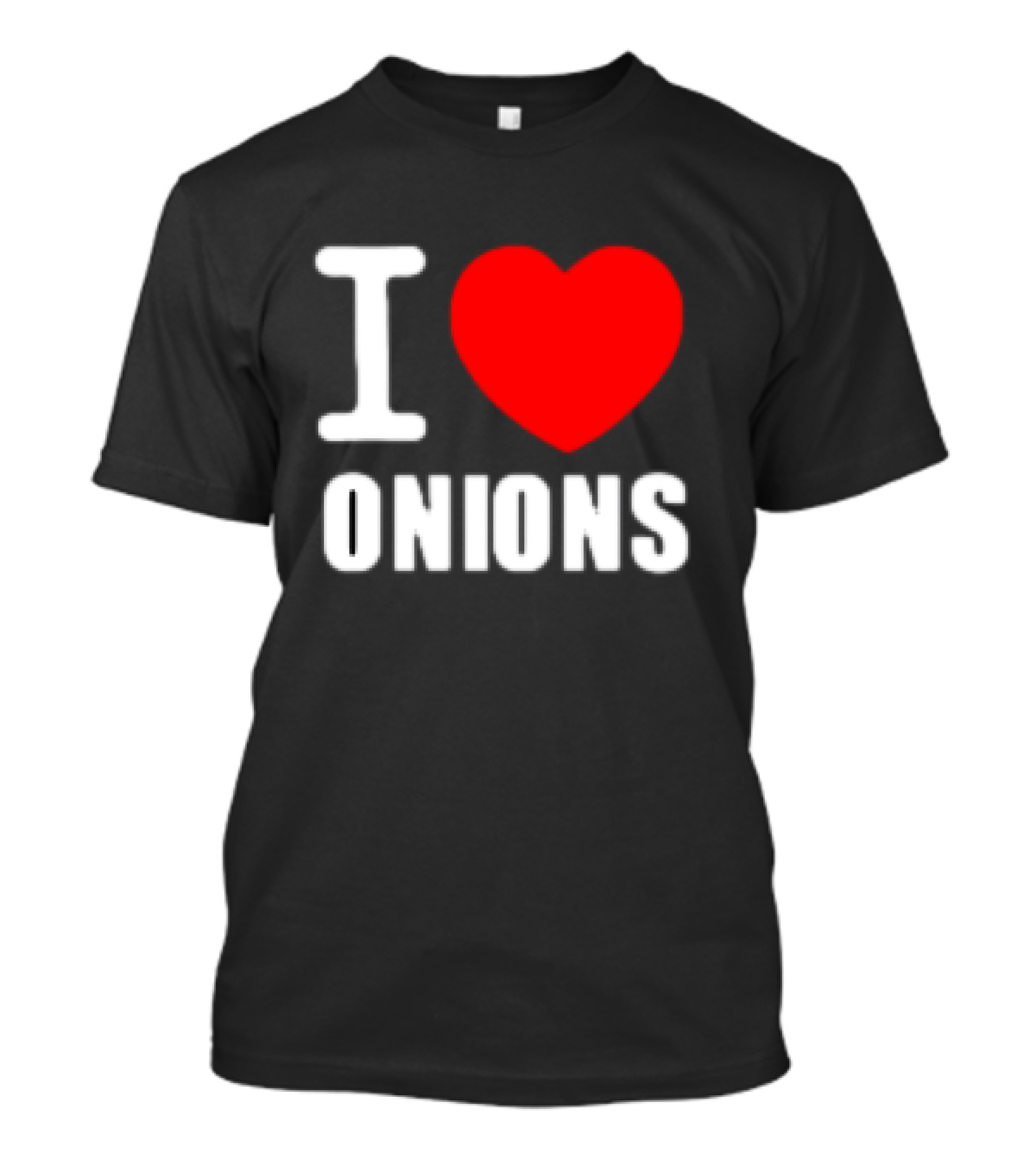 I Heart Onions Retro Love T-Shirt