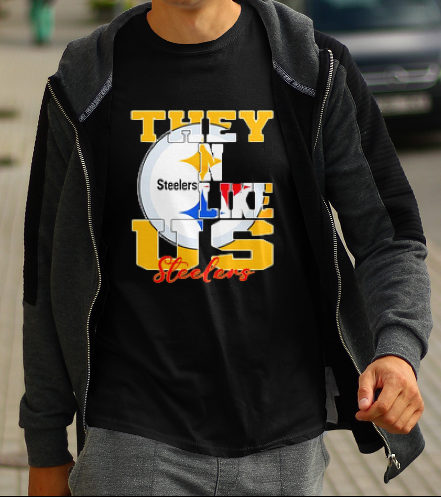 Pittsburgh Steelers NFL Football They Not Like Us T-Shirt