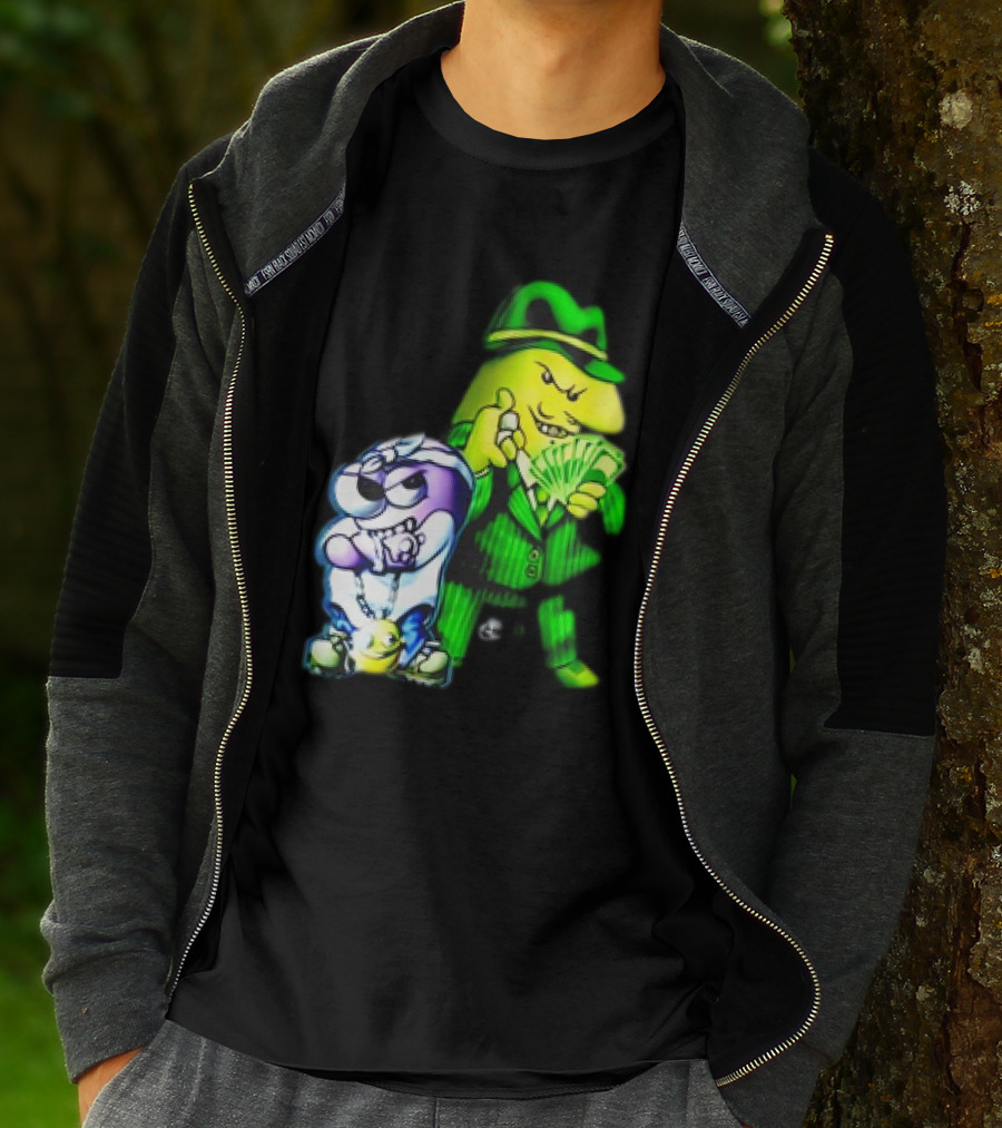 Cool Gangsta Friends Smiling Money Holders T-Shirt