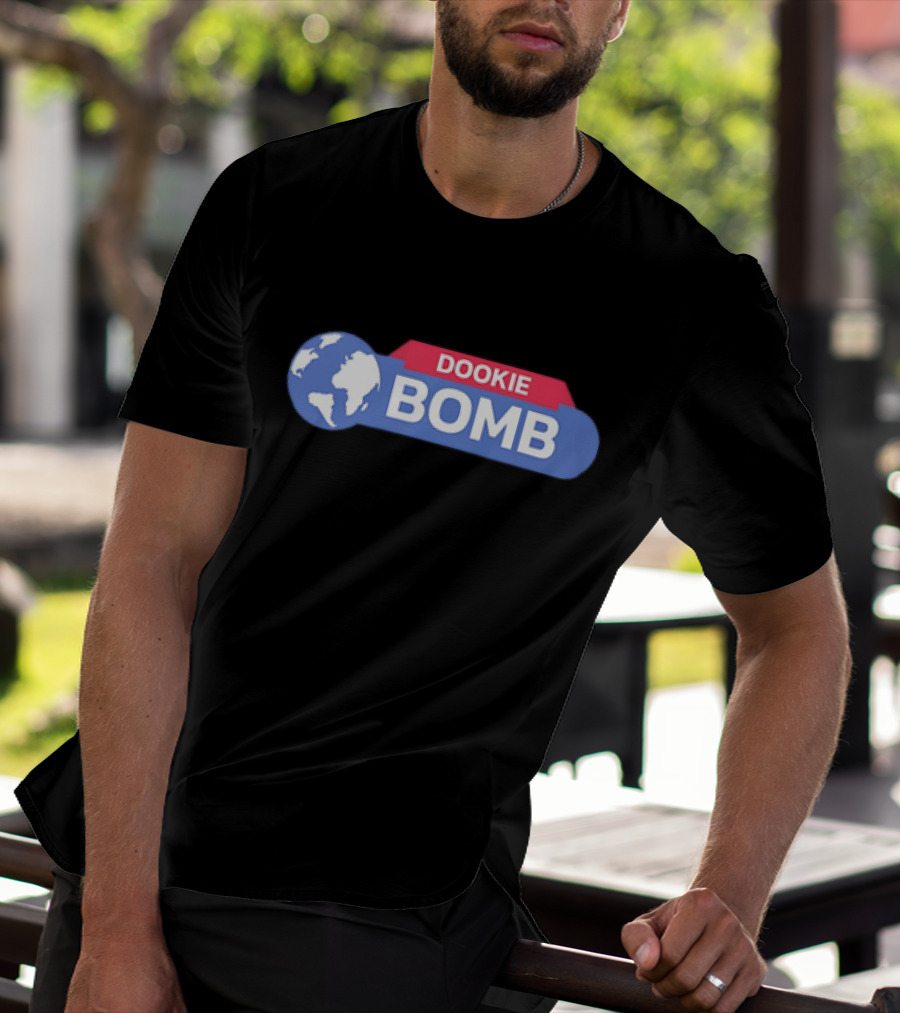 Dookie Bomb Earth Cartoon Planet T-Shirt