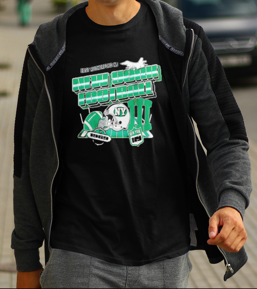 East Rutherford NJ New York Football NY Gang Green III T-Shirt