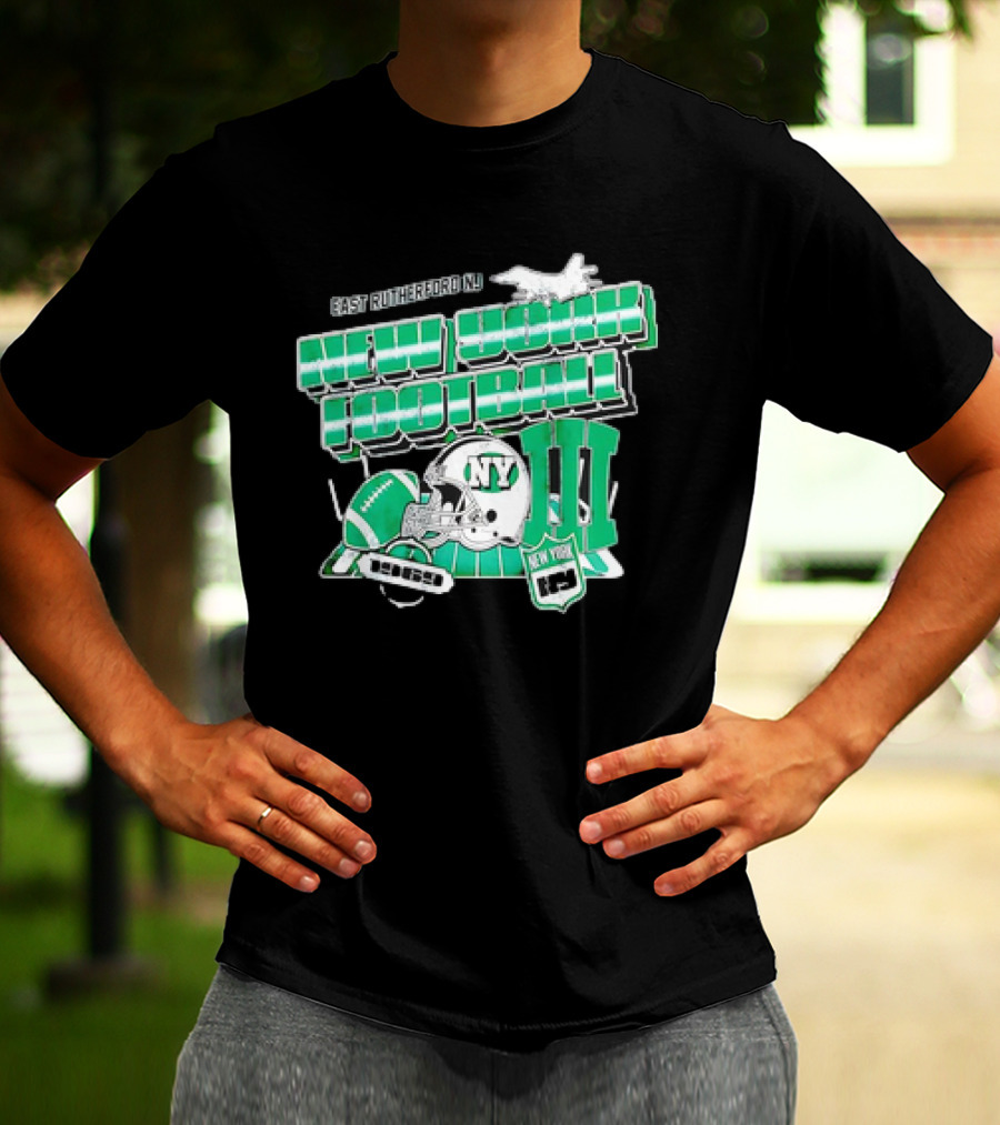 East Rutherford NJ New York Football NY Gang Green III T-Shirt