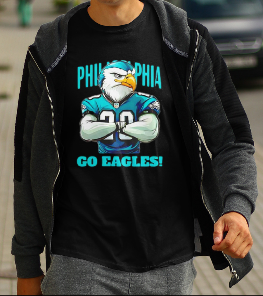 Philadelphia Eagles Mascot Go Eagles NFL Football T-Shirt