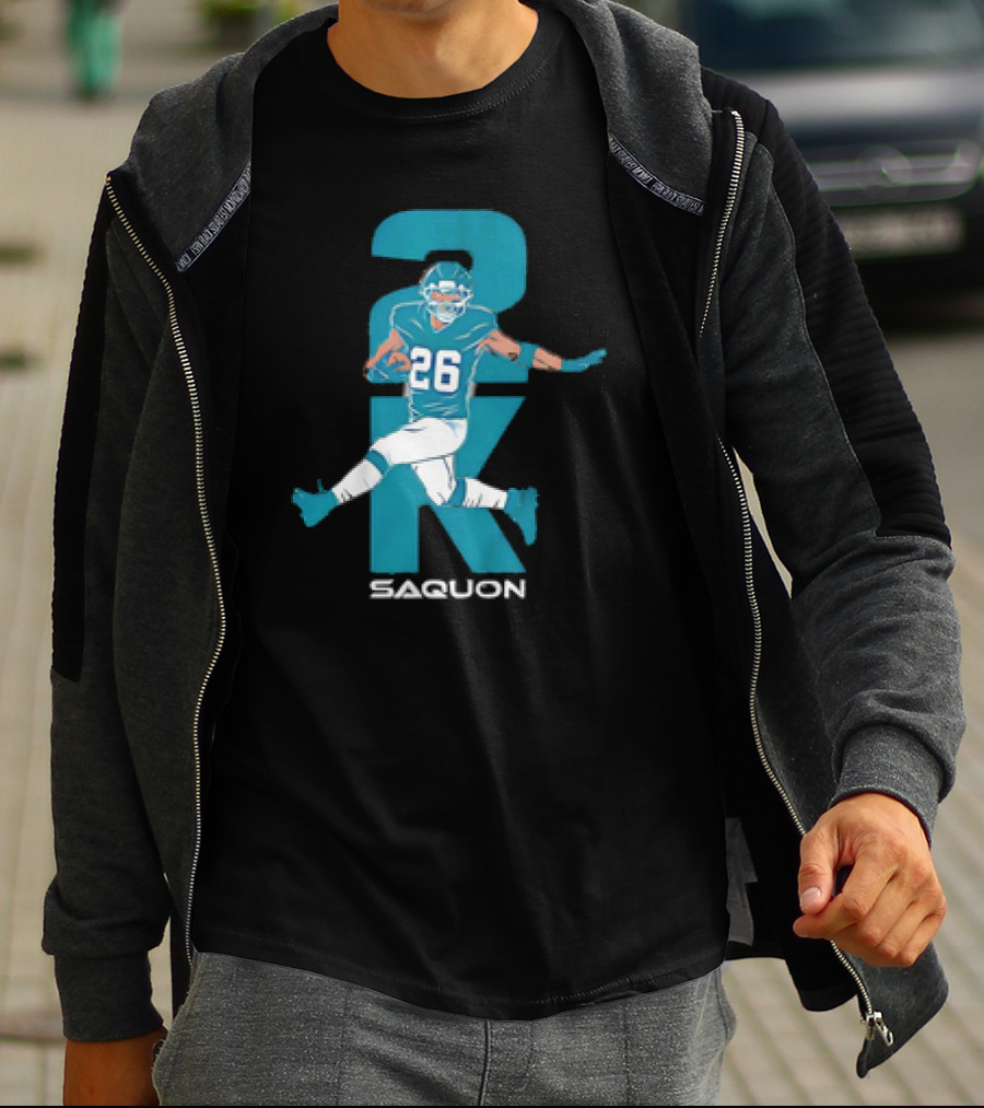 2K Saquon 26 Philadelphia Eagles NFL Football Vintage T-Shirt