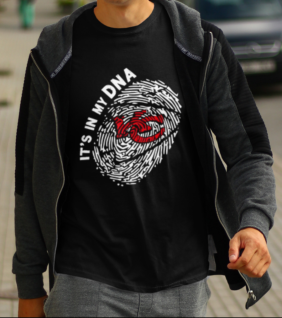 Kansas City Chiefs It's In My DNA Fingerprint T-Shirt
