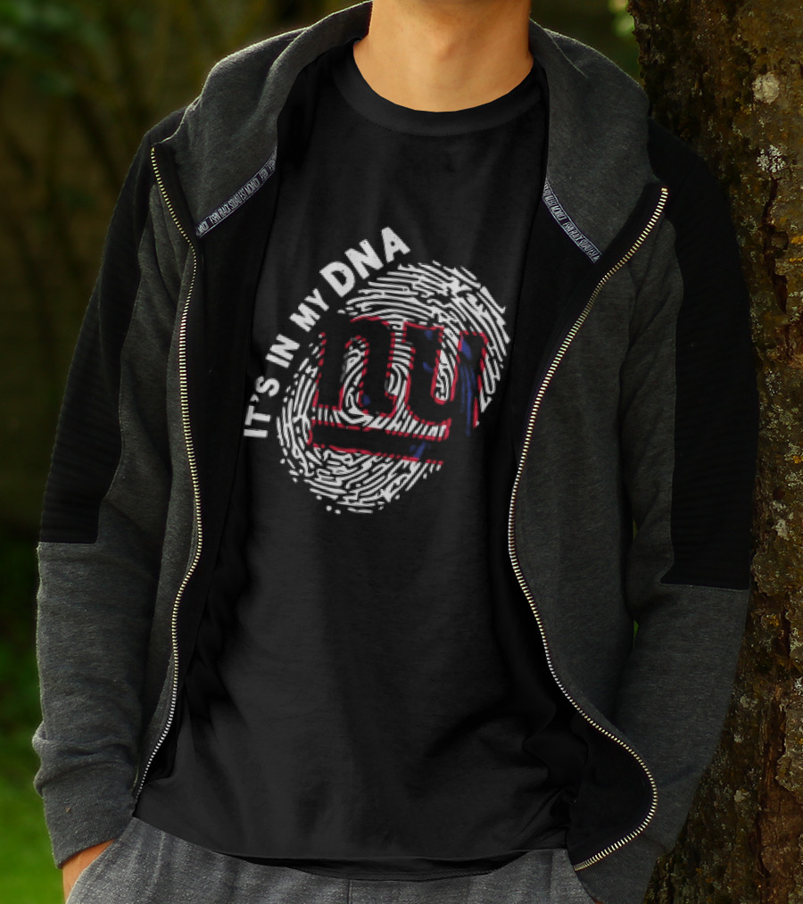 It's In My DNA NY Giants Fingerprint T-Shirt