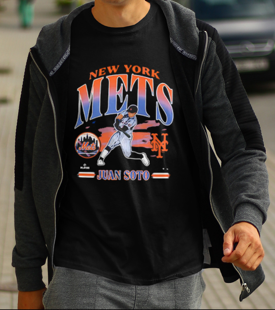 New York Mets Juan Soto Player MLB Baseball '47 Mets T-Shirt