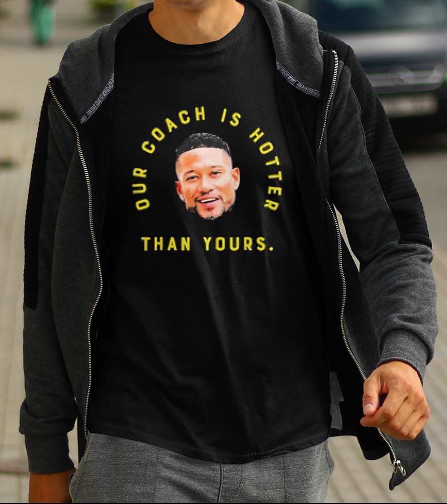 Notre Dame Fighting Irish Marcus Freeman Our Coach Is Hotter Than Yours T-Shirt