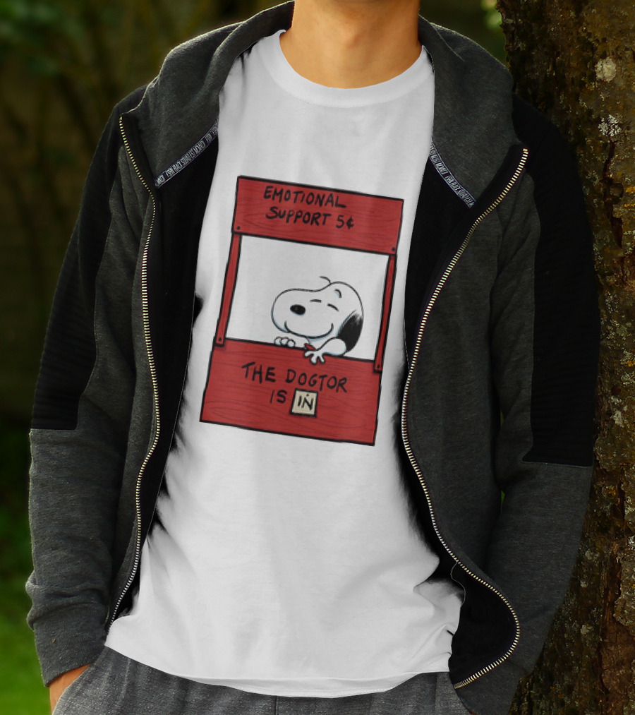 Emotional Support The Dogtor Is In T-Shirt