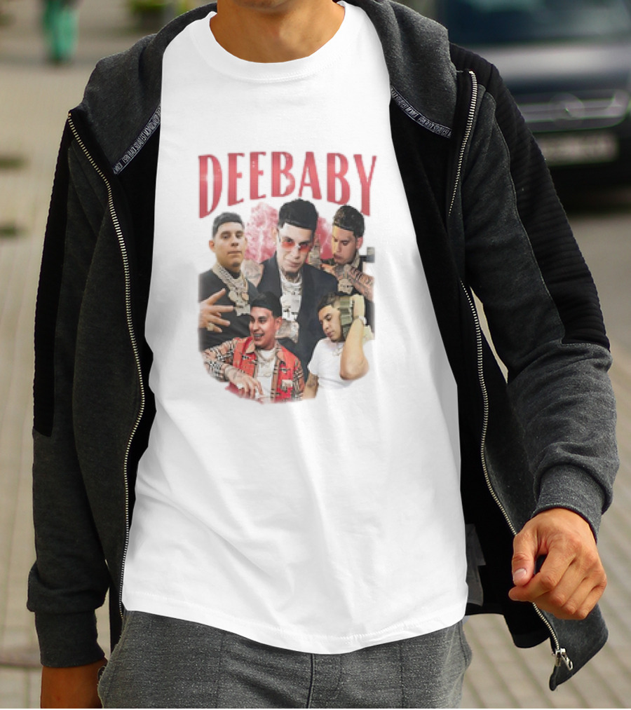 DEEBABY Collage With Jewelry Style Motifs T-Shirt