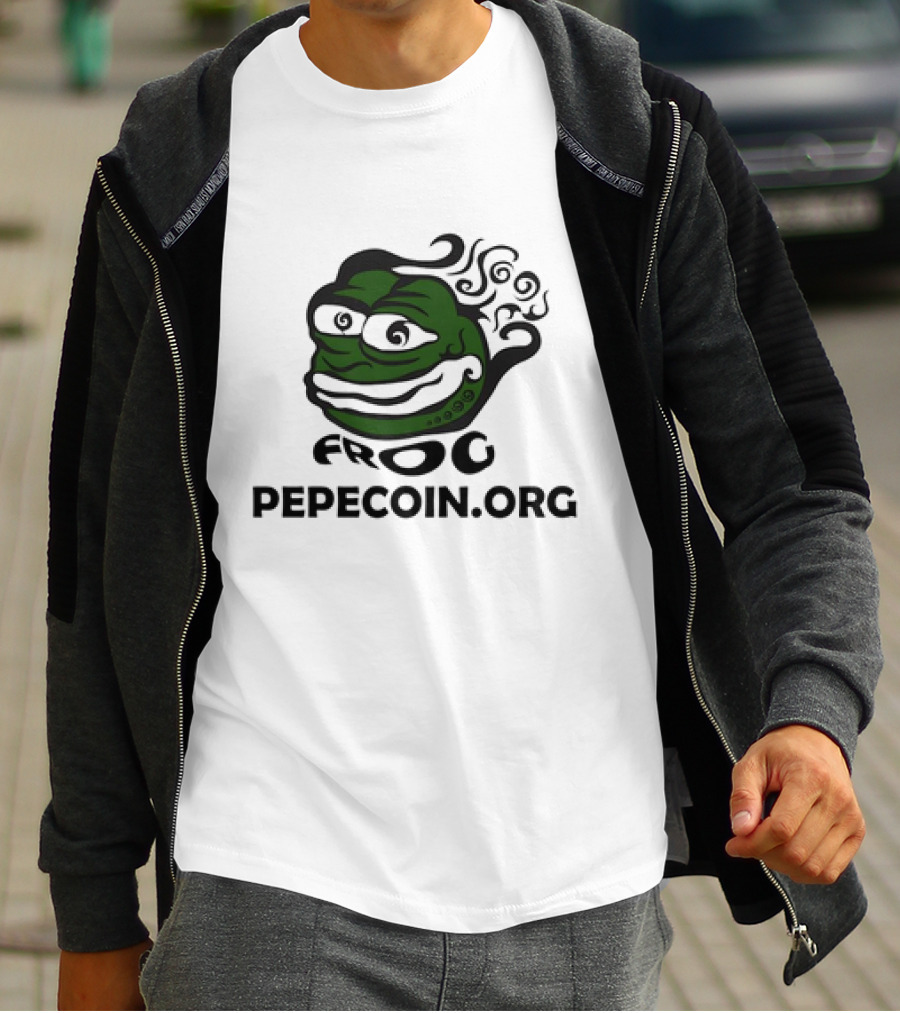 Frog Pepecoin.org Pepethefrogger T-Shirt
