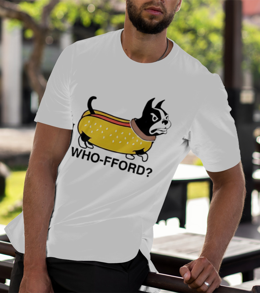 Furman Paladins Who-fford Hot Dog Bulldog T-Shirt