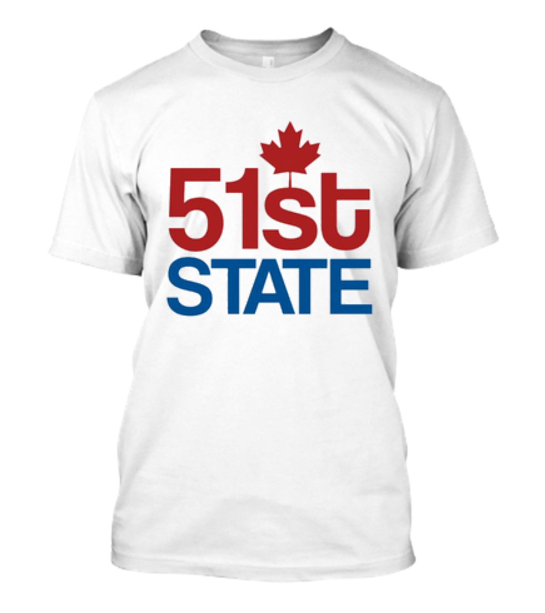 Canada 51st State Maple Leaf T-Shirt