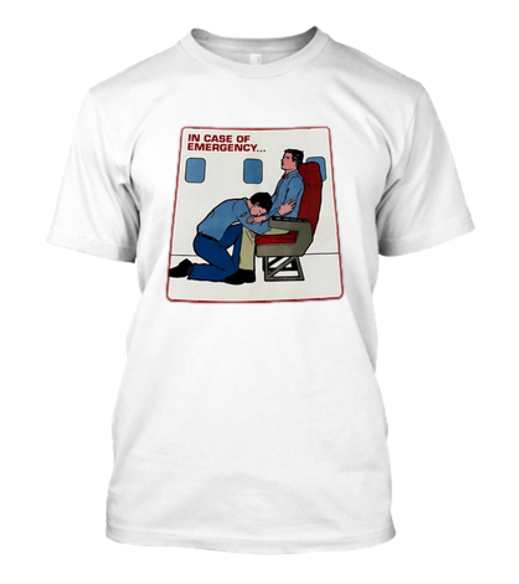 In Case Of Emergency Airplane Seat Safety Instructions T-Shirt